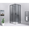 Obdĺžnikový sprchovací kút 100x90 SIGMA SIMPLY BLACK, rohový vstup