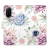 Flip pouzdro iSaprio - Xiaomi Redmi A5 - Succulents Pattern s kapsičkami na karty (Flipové knížkové pouzdro, obal, kryt iSaprio s přihrádkami na karty a motivem)