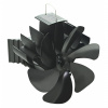 Ventilátor krbový Cattara Throne na dymovod 160mm - čierny