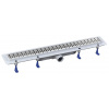Polysan - Sprchový žľab 91 cm, s roštom, nerezová 73741