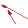 VOLTCRAFT MSB-100 měřicí kabel 4 mm zástrčka 4 mm zástrčka 1.00 m červená 1 ks