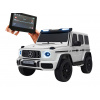 Elektrické detské autíčko Mercedes Benz G63 AMG XXL STRONG MP4 biele