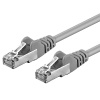 PremiumCord patch kábel CAT 6a S/FTP RJ45 šedý DĹŽKA: 20m
