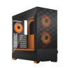 Fractal Design Pop Air RGB Orange Core TG Clear Tint - Midi Tower - Transpar.