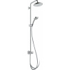 Hansgrohe Croma 220 Sprchový set Reno, 22 cm, sprchové rameno 40 cm, 1 prúd, chróm 27224000-HG