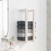 vidaXL Stojan na uteráky biely 23x18x60 cm masívna borovica - Biela - 254064-269846