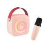 Kiddoboo Bluetooth mini karaoke set s mikrofónom a reproduktorom Pink
