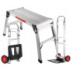 Lešenie - Pracovná plošina Hliník Hliníkový rebrík + Trolley (Lešenie - Pracovná plošina Hliník Hliníkový rebrík + Trolley)