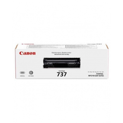 Canon originál toner CRG737, black, 2400str., 9435B002, Canon MF229, MF226, MF217, MF216, MF212, MF211, MF237, Čierna, CANON I-SENSYS MF217W Canon