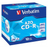 CD-R Verbatim DLP 700MB (80min) 52x Crystal jewel box, 10ks/pack