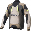 bunda HALO DRYSTAR, ALPINESTARS (khaki/béžová/žlutá fluo, vel. M)