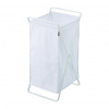 Koš na prádlo skládací Tower 2484, kov/textil, 45l, bílý