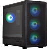 Zalman skriňa M5 Black / miniT / 4x120mm ARGB fan / USB 2.0 / USB 3.0 / USB-C / mesh panel / čierna