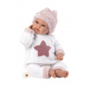 Llorens 63648 NEW BORN-realistická bábika bábätko so zvukmi a mäkkým látkovým telom-36 cm