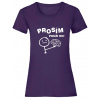 Prosím použi ho! - Fialová , Dámske , M