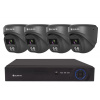 Securia Pro kamerový systém NVR4CHV8S-B DOME smart, čierny Nahrávanie: 2TB disk