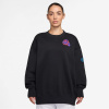 Nike England Phoenix Fleece Crew Sweater Womens Black/Purple 12 (M)