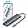 Dokovacia stanica USB-C 8v1 Vention 4K 60Hz 100W PD 0.15m