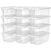 Artenat Úložný box Rose (súprava 12 ks), 35 cm, biela