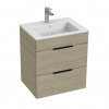 Jika CUBE skrinka s umývadlom 55 cm 55 x 43 x 62,2 cm jaseň H4536121765141