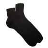 FINE KOTNÍK členkové bavlnené ponožky - 100% bavlna 3 páry čierna 40-41