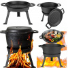 Kotlík na guľáš - Caulted Cauldron Case 3 W 1 maďarský maďarský honfire gril 8l (Caulted Cauldron Case 3 W 1 maďarský maďarský honfire gril 8l)