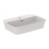 Ideal Standard Ipalyss - Umývadlo na dosku 550x380 mm, s prepadom a s plochou pre batériu, biela E207701