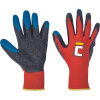 CERVA VANELLUS FH rukavice| latexové, červená - 9
