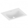 Keuco Plan - Umývadlo, 47x38 cm, skrytý prepad, 1 otvor na batériu, CleanPlus, biela 32930314601