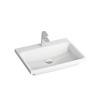 Umývadlo RAVAK Comfort 600 mm, s otvorom pre batériu/bez prepadu, biela, XJX01260001