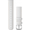 Garmin Řemínek Quick Release 18, kožený, bílý, stříbrná přezka 010-12932-09