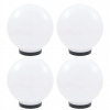 Záhradné lampy vidaXL LED 4 kusy guľovité 25 cm