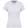 KARIBAN VINTAGE PIQUÉ K242 / Dámska polokošeľa s krátkym rukávom - ash heather