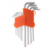 Imbusové kľúče s guličkou a TORX kľúče s otvorom, sada 18 ks, Kraft&Dele KD10297
