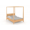 DAPONTI Drevená manželská posteľ CANOPY Rozmer postele: 200x200, Materiál: Buk natural