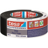 Opravná páska TESA, textilná, 50 m x 50 mm, čierna, Duct Tape 138250