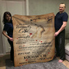 Prikrývka na posteľ - Fairyor-H2 200 x 150 cm prikrývka (Mama je prikrývka pre moju dcéru -budem s tebou)
