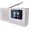 E0091 Prenosné rádio s Bluetooth, MP3, DAB / DAB+ / FM, biele
