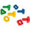 Šroubování pro děti MG Montessori Screws šrouby 30 ks, barevné (IKO701168)