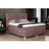 Bývaj s nami SK, CEDRIK 14 polohovacia posteľ 180x200, Mat Velvet 63 látka,pena PUR,pružina bonell