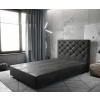 Boxspring posteľ Dream-Great z mikrovlákna antracit vintage 120x200 cm