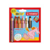 Pastelky STABILO woody 3 v 1 - farbička, vodovka, voskovka (6 ks) Jednorožec