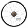 KOLESO NA BICYKEL 26 PALCOV ZADNÉ VOĽNOBEH 7 RADOVÉ ALU V-BRAKE ČIERNE