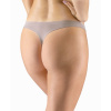 GINA dámské tanga boková, úzký bok, bezešvé, bokové, jednobarevné Eco Bamboo 05013P - šedohnědá S/M, vel. S/M, šedohnědá