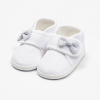 Dojčenské capačky s mašličkou New Baby biela 12-18 m Biela 12-18 m