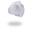 Little Angel Čiapka šmyk naťahovacia Tlač Outlast ® Šedý melír zvieratka Veľ. 4 (45 - 48 cm)