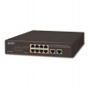 Planet GSD-1008HP, PoE switch 8x PoE 802.3at 120W+ 2x 1000Base-T, VLAN, extend mód 10Mb/s do 250m (GSD-1008HP)