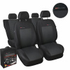 Autopoťahy Auto-Dekor Elegance P-3 pre Opel Corsa D čierno-popolavé