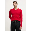 Tommy Hilfiger sveter pánsky bavlnený MW0MW14745 červená S