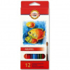 Akvarelové pastelky KOH-I-NOOR - 12 ks